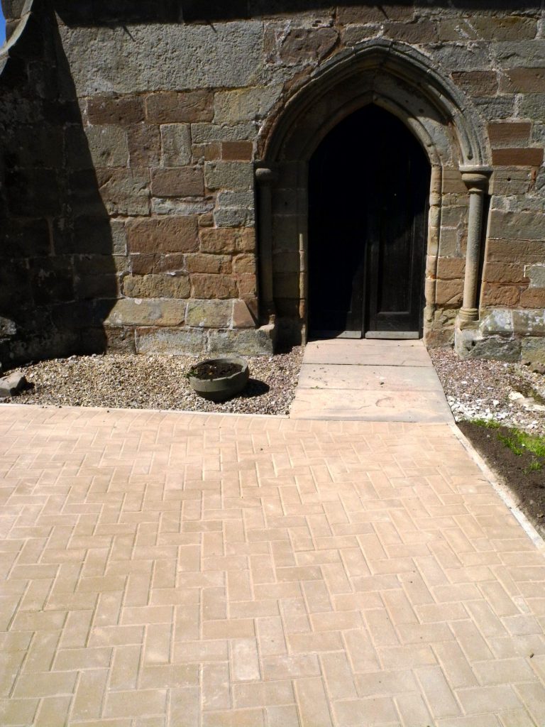 Block Paved Church Pathway Project