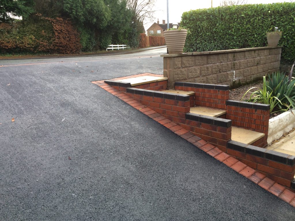 Sloped Tarmac Driveway Project