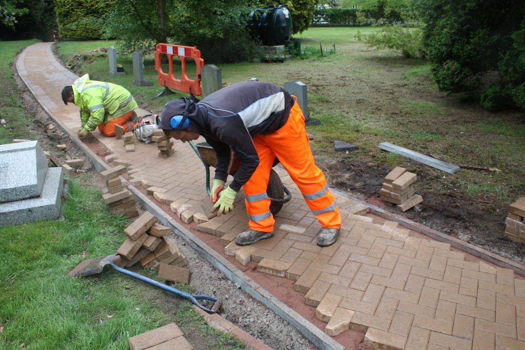 Block Paved Church Pathway Project
